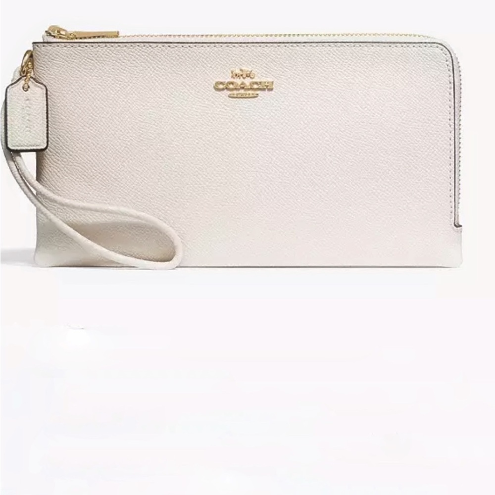 New coach F73200 double zip wallet